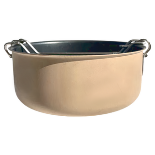 SADOMAIN 仙德曼 露營不沾子母鍋 (湯飯鍋1300ml, 煎炒鍋600ml, 菜盤350ml), 沙色, 1個