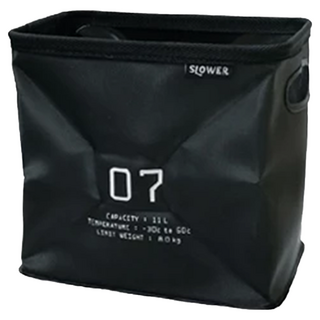 SLOWER 防水收納提籃 - 11L EVA材質, 黑色, 1個