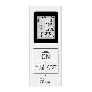 LED 充電式迷你測距儀 D30 30m, 1個