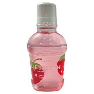 JESTEETH 全璟 齒潔適 兒童含氟漱口水 草莓口味, 500ml, 1瓶