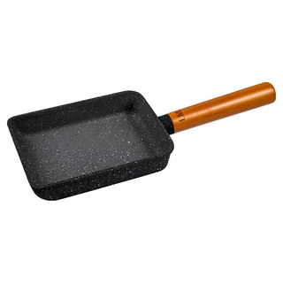 LMG 日式不沾玉子燒鍋 曜岩黑, 1個, 18cm