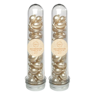 E.L.G 依洛嘉 英國油護髮香氛膠囊 30顆, 添加大麻籽油, 黑醋栗籽油, 維生素E, 荷荷芭油, 免沖洗, 改善頭髮分岔, 使秀髮潤澤滑順, 30g, 2瓶