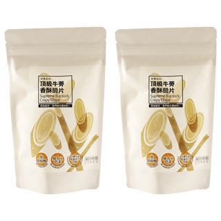 好日好食 好果系列 牛蒡香酥脆片 100%牛蒡原片 無防腐劑 無人工色素 香脆可口 不油膩, 65g, 2包
