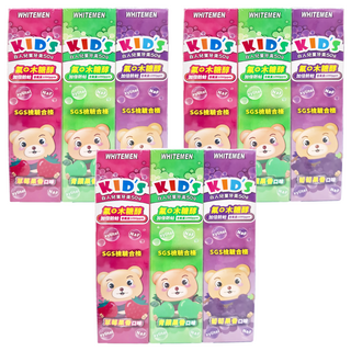 T.KI 白人 兒童專用牙膏 50g 草莓/青蘋果/葡萄口味, 150g, 3組