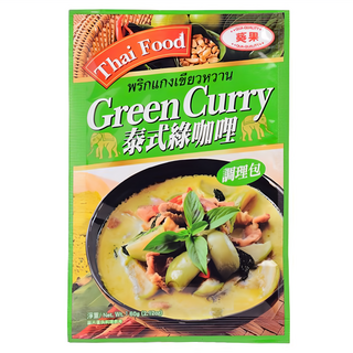 QUA-QUALITY 葵果 綠咖哩調理包 泰式風味 嚴選天然香料 快速上桌, 1包, 60g