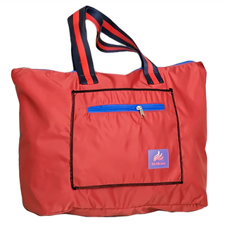 MI MI LEO 台灣製輕便防潑水旅行拉桿袋 防水袋(拉鍊色、皮標隨機) 1000g, 深紅色