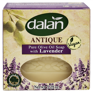dalan 達欖 薰衣草橄欖油傳統手工皂 100%天然 100%手工製作 72%頂級橄欖油 12%薰衣草精油 素食主義者可用, 150g, 1個