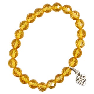 招財開運黃水晶穩賺手鍊, 18cm