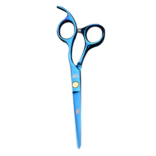 KASHO 火匠 專業髮型師美髮剪刀 17.5cm 平剪, 寶藍, 1支