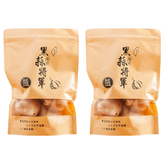 黑蒜將軍 養生黑蒜頭 自然發酵熟成 富含胺基酸 SGS檢驗安全無虞, 200g, 2包