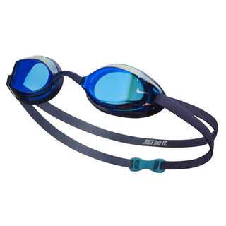 NIKE 耐吉 LEGACY 專業型鏡面泳鏡 NESSD130, 午夜藍, 1個