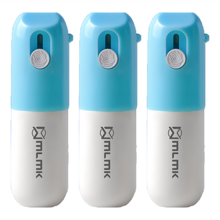 葉子小舖 熱感應塗改液 一體式 20ml 藍色 個資保護神器, 3瓶