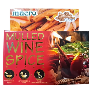 Macro 暖薑風味熱紅酒香料 6g 5包入, 30g, 1盒