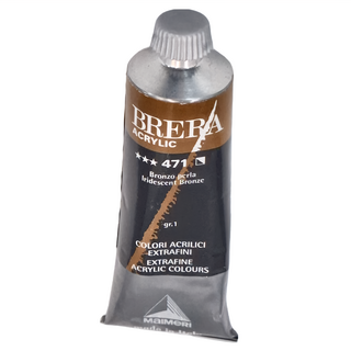 MaIMeRI 美利 BRERA 超細緻壓克力顏料S1 M0806471 471 IRIDESCENT BRONZE 珠光銅, 60ml, 1色