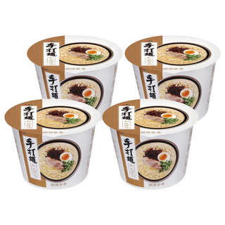 維力 手打麵 和風豚骨風味, 4入