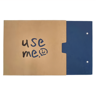 Sunny 三瑩文具 USE ME 方形DIY活頁自黏相本, 藍色, 11頁