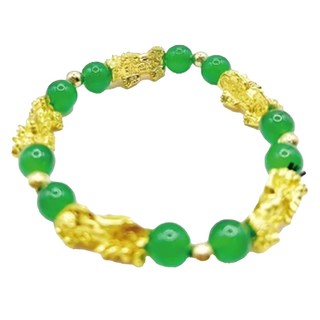 貔貅手珠 琉璃石 女款手鍊 33g, 傾國傾城, 6~7cm