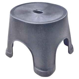 北歐風板凳 塑膠小號 - 黑色, 1組