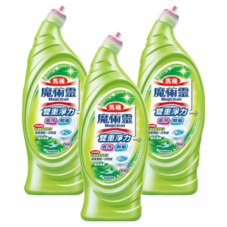 Kao 花王 Magiclean 魔術靈 雙重淨力 馬桶清潔劑 去汙防垢, 650ml, 3瓶