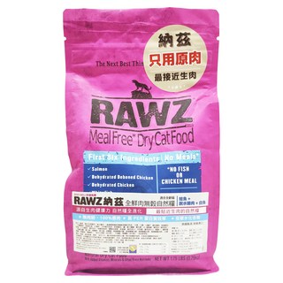 RAWZ 納茲 無穀貓糧 全齡貓適用, 鮭魚 + 脫水雞肉 + 白魚, 790g, 1袋