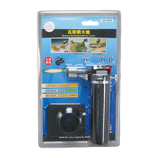 Octopus 章魚牌 瓦斯噴槍, 100%金屬瓦斯缸, 電子式自動點火, 台灣設計製造, No.521.2050, 1個