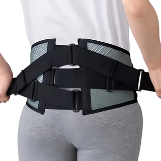 Mizuno 美津濃 骨盤護腰帶 C3JKB30305 透氣加寬型 黑灰色, 1件