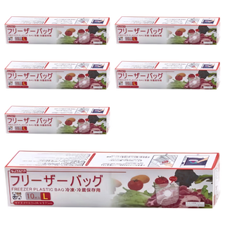 站立式密封袋, L(27 x 26.5 x 7cm), 10個, 6盒