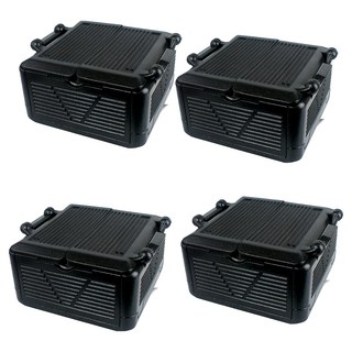 TOP&TOP 超輕量霸王折疊保溫箱 中型 4個, 24L, 黑色