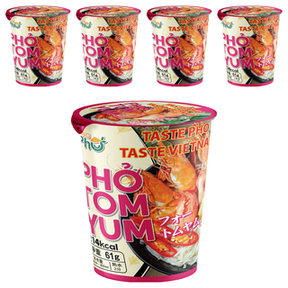 KING PHO 王麵河粉 酸辣蝦湯風味, 5入