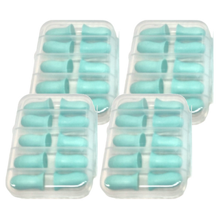 FaSoLa PU慢回彈舒適型隔音耳塞 淺綠色 尺寸2.1x1.3cm 重量20g, 10個, 4盒