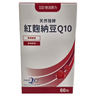 悠活原力 紅麴納豆Q10膠囊, 60顆, 0.51g, 1盒