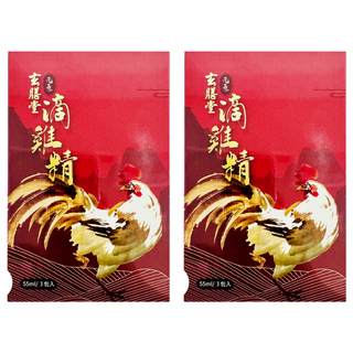 玄膳堂 滴雞精 台灣黑羽土雞精華 真實雞精 保留食材原味與營養, 165ml, 2盒