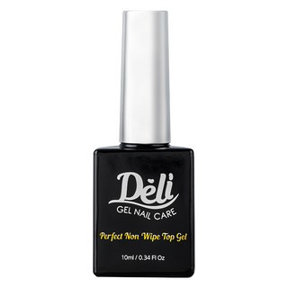 Deli Beauty Perfect 免清上層美甲凝膠, 10ml, 透明, 1瓶