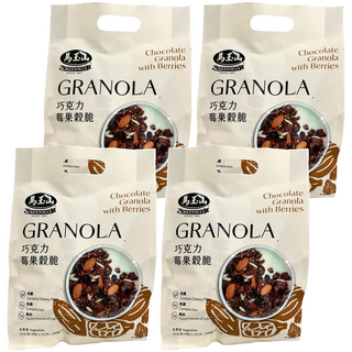 馬玉山 巧克力莓果穀脆 8包, 200g, 4袋
