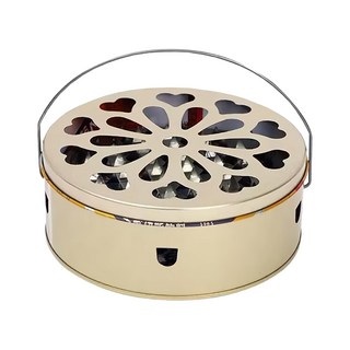小麥購物 不鏽鋼蚊香盒 把手款 Y096, 金色