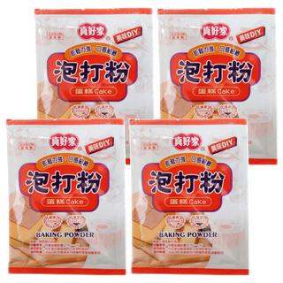 真好家 泡打粉, 15g*1袋, 膨鬆力強，口感細緻, 4包