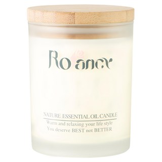 Rofancy 洛帆晞 手工香氛蠟燭, 烏木絲絨玫瑰, 180g, 1組