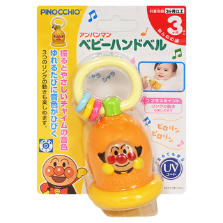 日本 PiNOCCHiO ANPANMAN 麵包超人 嬰兒手搖鈴, 1個