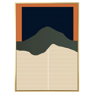 Boluo 菠蘿選畫所 幾何 青山, 金色