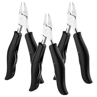 SC優選 甲溝專用指甲刀套裝 鷹嘴指甲鉗刀 1入, 黑色, 3組