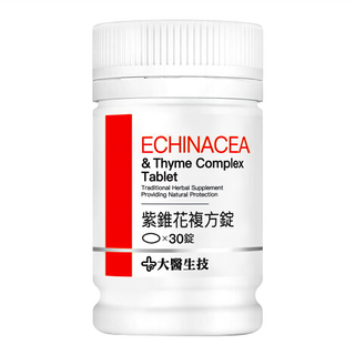 大醫生技 紫錐花複方錠 草本保健食品, 30顆, 1罐