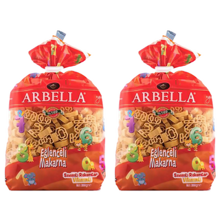 ARBELLA 阿貝拉 數字造型麵 土耳其國家標準工廠製造, 350g, 2包