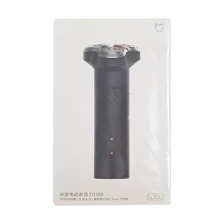 米家 電動刮鬍刀 S300, 3D浮動刮鬍, 全身水洗, 智能旅行鎖, Type-C充電, 黑色