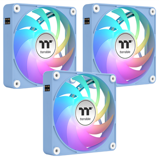 thermaltake 曜越 CT140 EX ARGB 正轉磁吸快接風扇 高效散熱, CL-F197-PL14BU-A, 繡球花藍, 3個