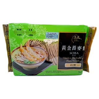 玉民 黃金蕎麥麵 300g—口感Q彈 蕎麥香氣濃郁 不含人工色素及防腐劑 健康美味 適合各式料理, 1入