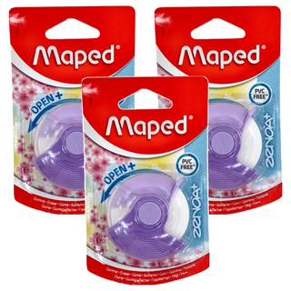 Maped 幽浮橡皮擦 可愛造型 擦拭乾淨 環保材質 學生辦公必備, 單色, 3個