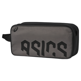 ASICS 亞瑟士 鞋袋 100%聚酯纖維, OS, 黑色 + 灰色, 1個