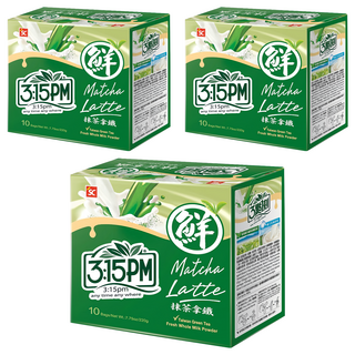 3點1刻 抹茶拿鐵, 22g, 10包, 3盒
