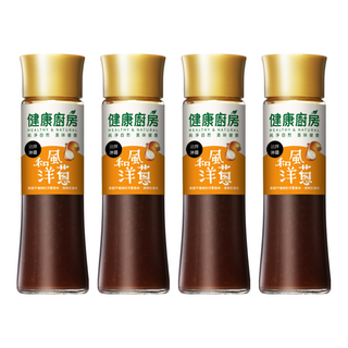 健康廚房 和風洋蔥拌醬, 清爽不油膩, 輕食低負擔, 不添加防腐劑, 200ml, 4瓶