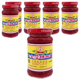 大全 麻油辣椒醬 台灣產, 135g, 6罐